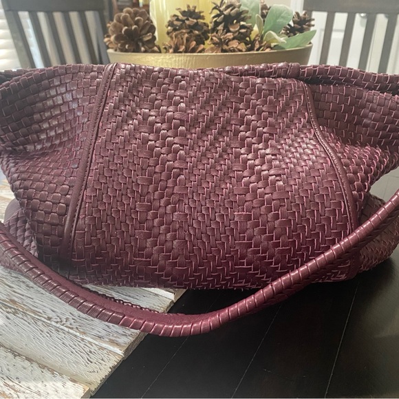 Aimee Kestenberg Woven Leather Shoulder Bag - Picture 4 of 10